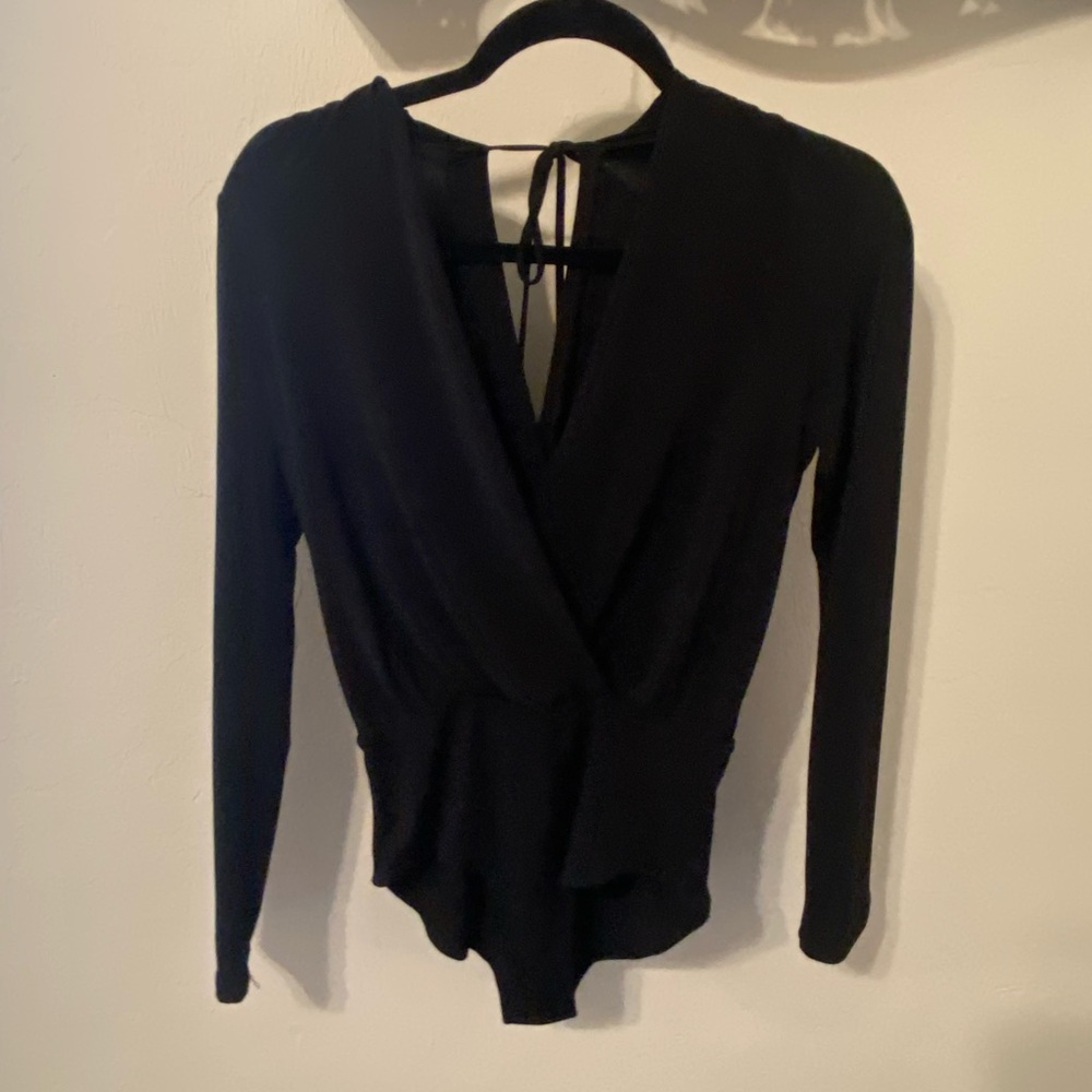 Black BCBG bodysuit